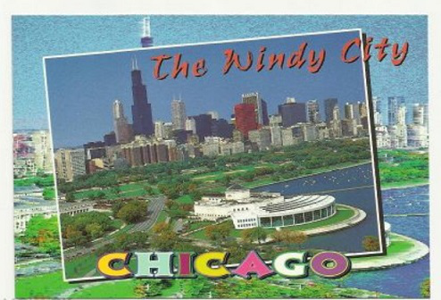 Открытка "The Windy city Chicago" | Hobby Keeper Articles