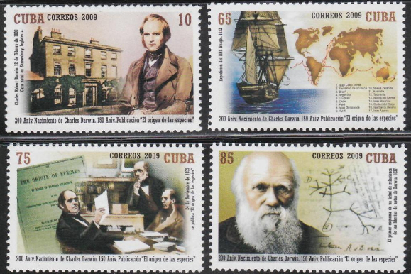 Darwin on stamps of Cuba | Hobby Keeper Articles