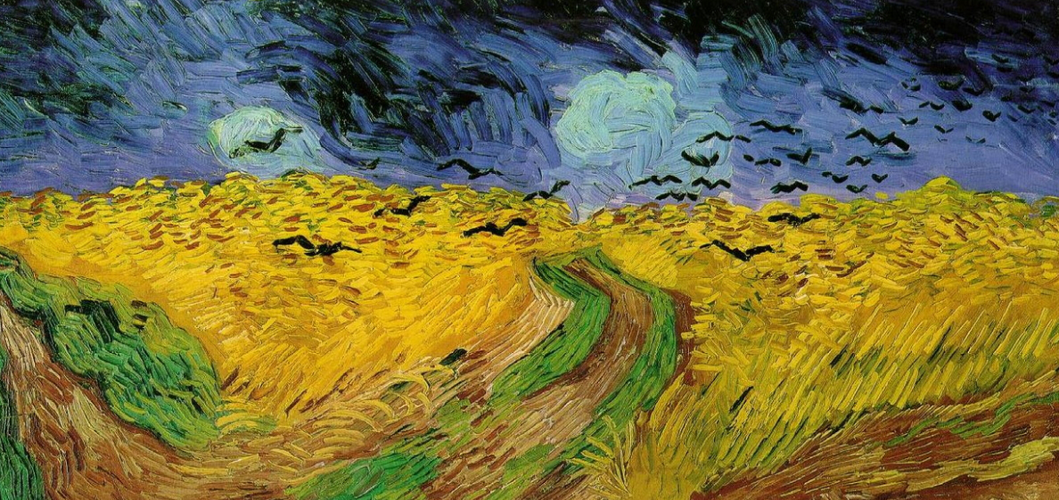 The painting "Wheat field with crows" | Hobby Keeper Articles