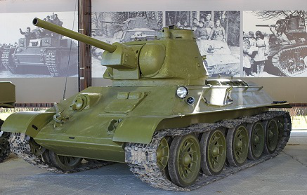 Medium tank T-34-76 mod. 1943 in the Museum of Russian Military History in the village of Padikovo, Moscow region | Hobby Keeper Articles