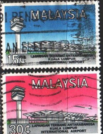 Почтовые марки "Аэропорт Куала-Лумпура", Малайзия | Hobby Keeper Articles