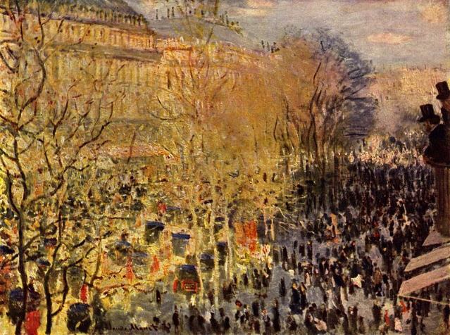 Картина Моне "Бульвар Капуцинок в Париже" | Hobby Keeper Articles