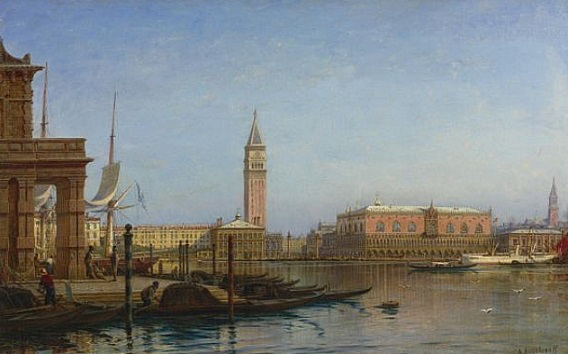 Картина Боголюбова "Вид на Венецию. Таможня", 1876 | Hobby Keeper Articles