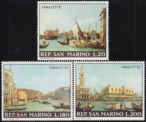 Postage stamps "Venice in the paintings of Canaletto", Venice | Hobby Keeper Articles