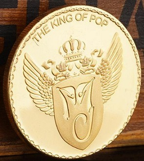 Coin with the king of pop's crown on the reverse| Hobby Keeper Articles