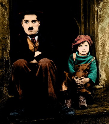 Photos of Chaplin with a boy | Hobby Keeper Articles