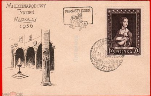 Envelope of the first day "Lady with ermine", Poland | Hobby Keeper Articles