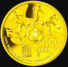 The coin is 100 euros, 2017, Spain | Hobby Keeper Articles