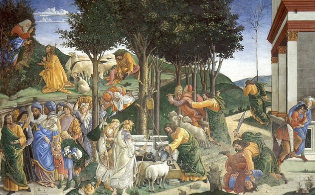 Сандро Боттичелли Призвание и испытания Моисея, 1482 | Hobby Keeper Articles