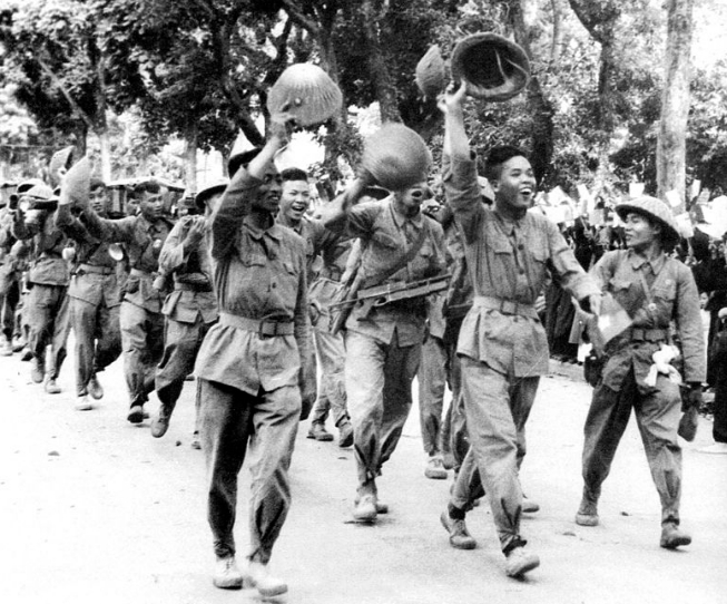 Battle of Dien Bien Phu. The joy of the winners. Vietnam | Hobby Keeper Articles