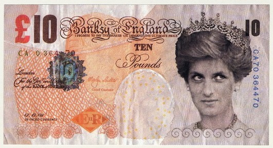 Fake 10 pound note featuring Diana, 2004 | Hobby Keeper Articles