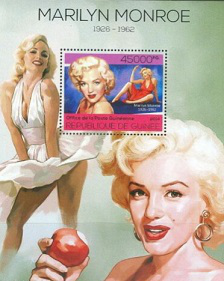 Stamp with Marilyn Monroe, 2014, Republic of Genoa | Hobby Keeper Articles