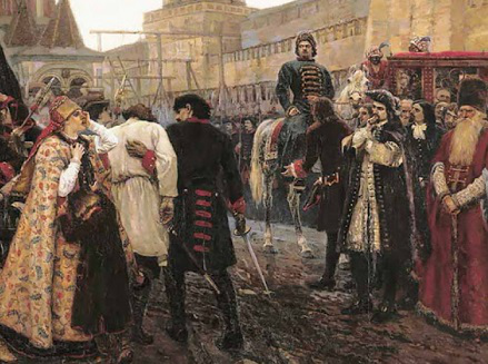 Painting by V. Surikov "The Morning of the Streltsy execution", 1881 | Hobby Keeper Articles
