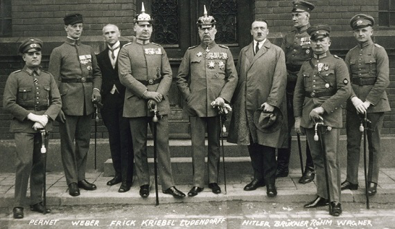 Photo In the center of Ludendorff, to the right of him Hitler, then Rehm | Hobby Keeper Articles