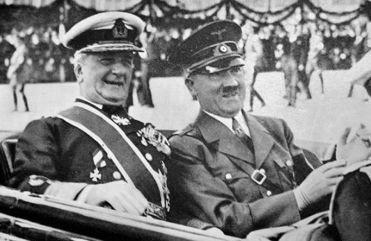 Admiral Horthy during a visit to Hitler.  Berlin, May 1938 / Hobby Keeper Articles