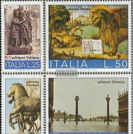 Серия марок "Сохраним Венецию", 1973, Италия | Hobby Keeper Articles