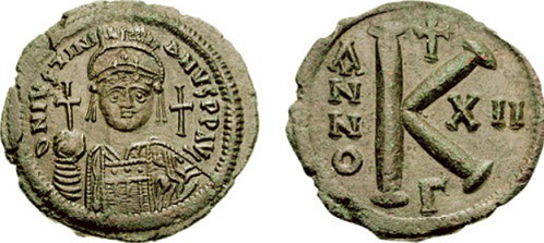 Император Юстиниан I на монете | Hobby Keeper Articles