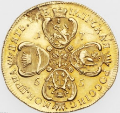 The coin is 20 rubles, "the Elizabethan Golden" reverse, 1755| Hobby Keeper Articles