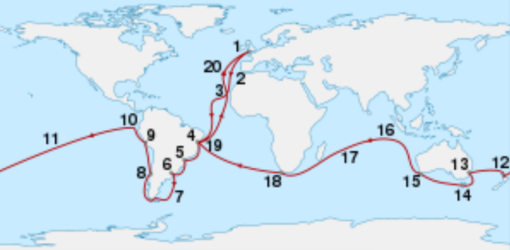 Travel map Darwin | Hobby Keeper Articles