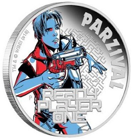 The coin with the hero of the film "the First player to get ready" on the reverse, Tuvalu, 2018 | Hobby Keeper Articles