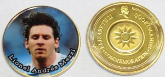 Монета "Л. Месси", Острова Кука | Hobby Keeper Articles