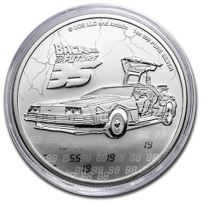 $ 2 coin with a flying car on the reverse, 2020, Niue | Hobby Keeper Articles
