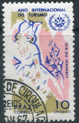 Почтовая марка 10 центов, 1967, Бразилия | Hobby Keeper Articles