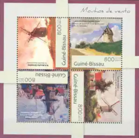 Блок марок Гвинея с картинами Моне | Hobby Keeper Articles