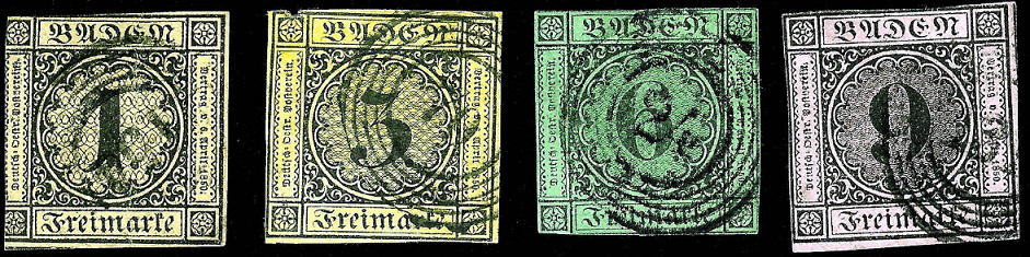 Первые почтвые марки Бадена, 1851 | Hobby Keeper Articles