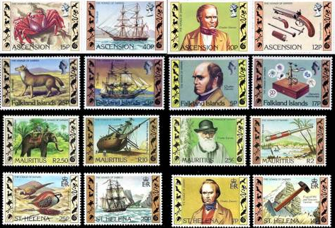 Islands Darwin on stamps | Hobby Keeper Articles