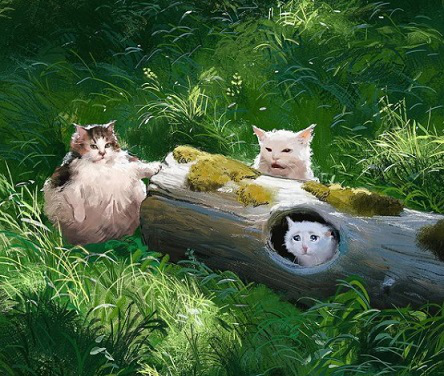 Кошачья милота на картинах Сотервика | Hobby Keeper Articles