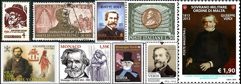 Stamps of different countries D. Verdi | Hobby Keeper Articles