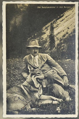Photo of Hitler with his dog Blondie | Hobby Keeper Articles