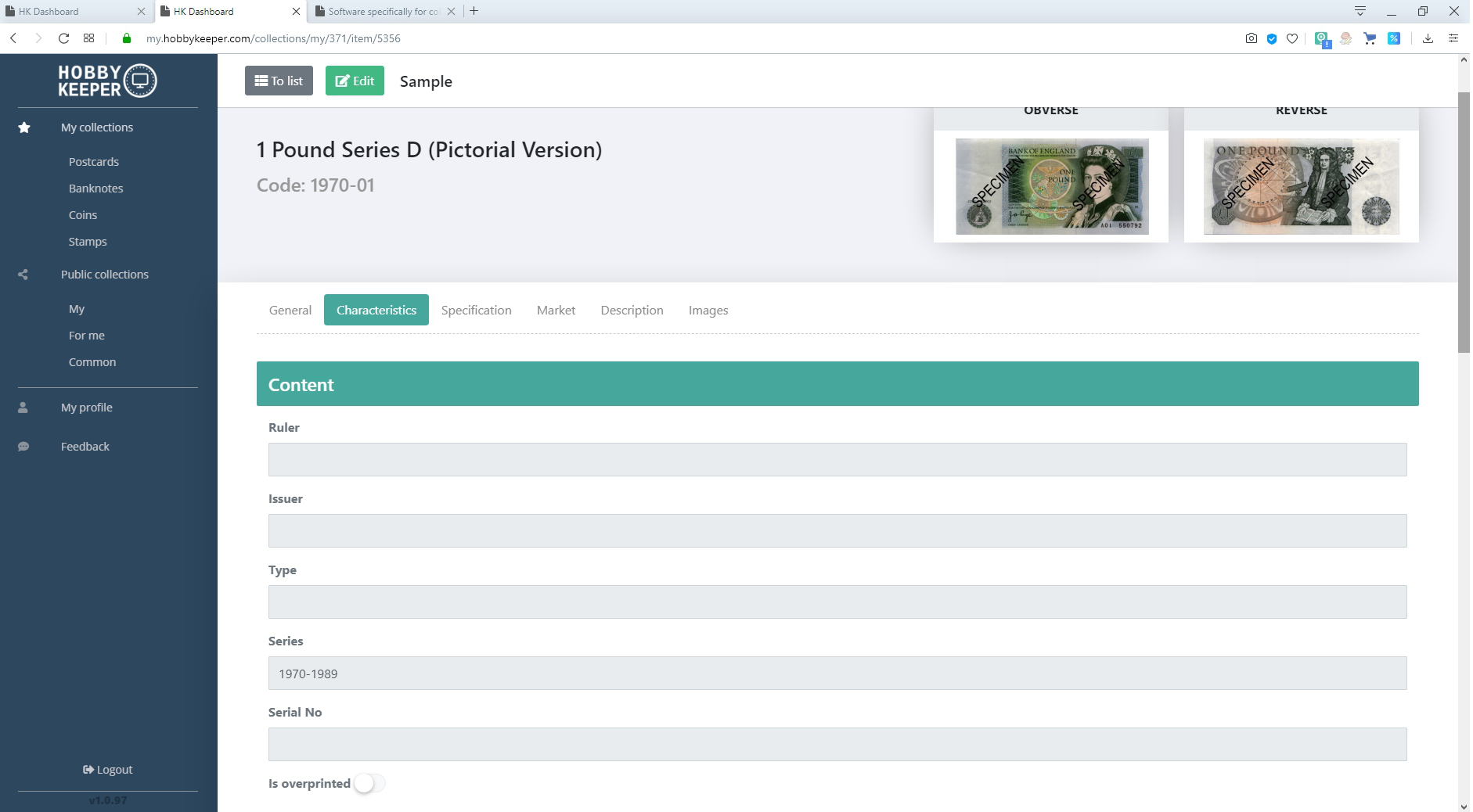 WORLD OF BANKNOTES FOR WINDOWS - Download program | Hobbykeeper.com
