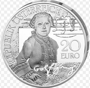 Монета 20 евро, "Моцарт", 2015 | Hobby Keeper Articles