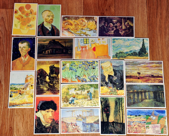 A set of cards with the works of van Gogh | Hobby Keeper Articles