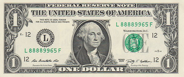 1 dollar bill, USA | Hobby Keeper Articles