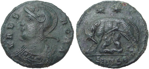 Монета в честь Константинополя с Капитолийской волчицей | Hobby Keeper Articles