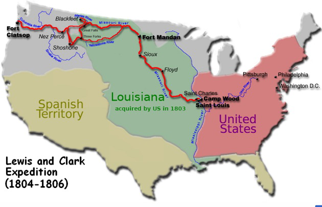 The Lewis and Clark Expedition, route | Hobby Keeper Articles
