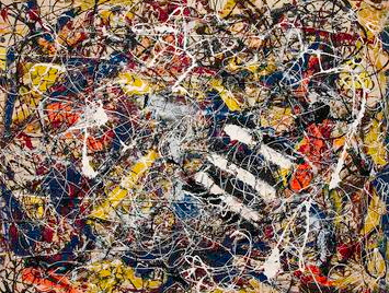 D. Pollock's painting "No. 17A", 1948 | Hobby Keeper Articles