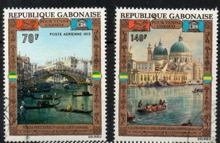 Postage stamps "Venice", Gabon, 1972 | Hobby Keeper Articles