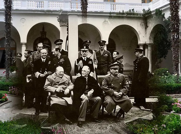 Churchill, Roosevelt, Stalin in Yalta. February 1945 | Hobby Keeper Articles