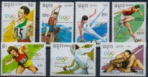 Набор марок, посвященный Олимпийским играм в Барселоне, 1992 | Hobby Keeper Articles