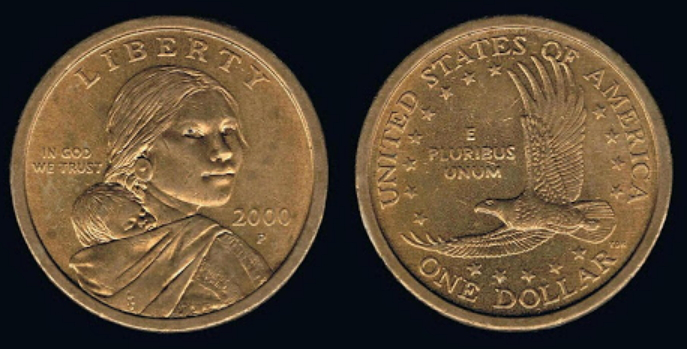 1 dollar coin of Sacagawea USA, 2000 | Hobby Keeper Articles