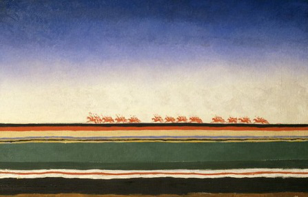The picture of Malevich's "Red cavalry" | Hobby Keeper Articles