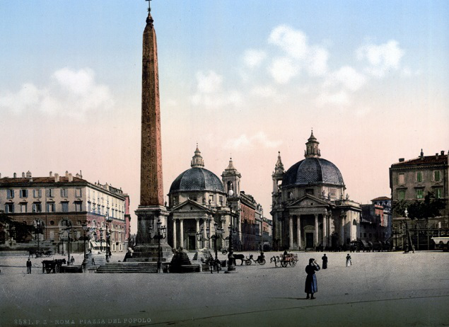 Postcard "Piazza del Popolo" | Hobby Keeper Articles