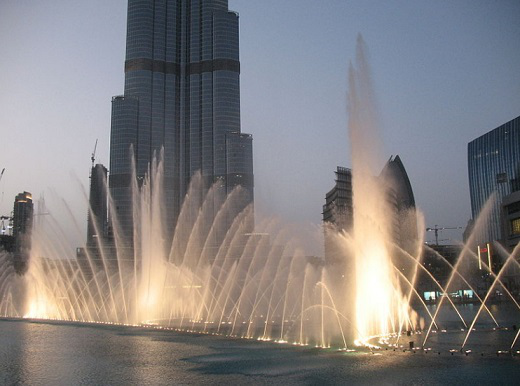 Музыкальный фонтан в Дубае |  Hobby Keeper Articles