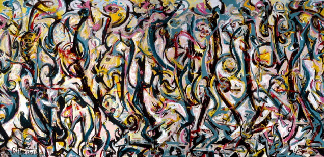 "Фреска" картина Д. Поллока, 1943 | Hobby Keeper Articles
