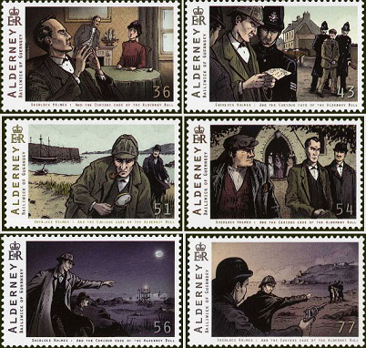 Stamps of Alderney (Guernsey) ALDERNEY (Guernsey) - Sherlock Holmes, 2009 | Hobby Keeper Articles