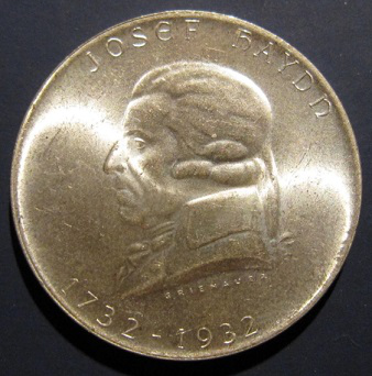 Монета 2 шиллинга к 200-летнему юбилею Гайдна | Hobby Keeper Articles